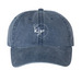 The Kevin Jackson Project, a Navy Printed Pigment Dye Baseball Cap