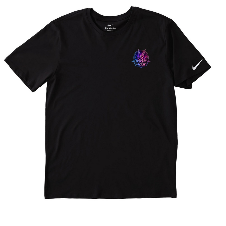 Ride in the 405 Official Merch&nbsp;, a Black Nike Dri-FIT Jersey Blend Performance Tee