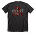 NXTGEN | Crown of Life, a Dark Grey Heather Premium Unisex Tee (back-view)