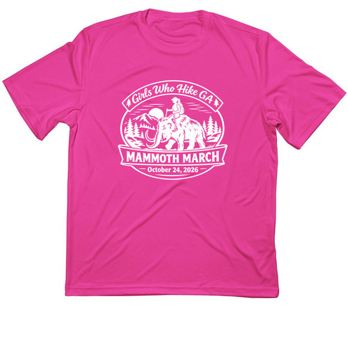 Mammoth March GA - 2026, a Neon Pink Classic Performance Tee