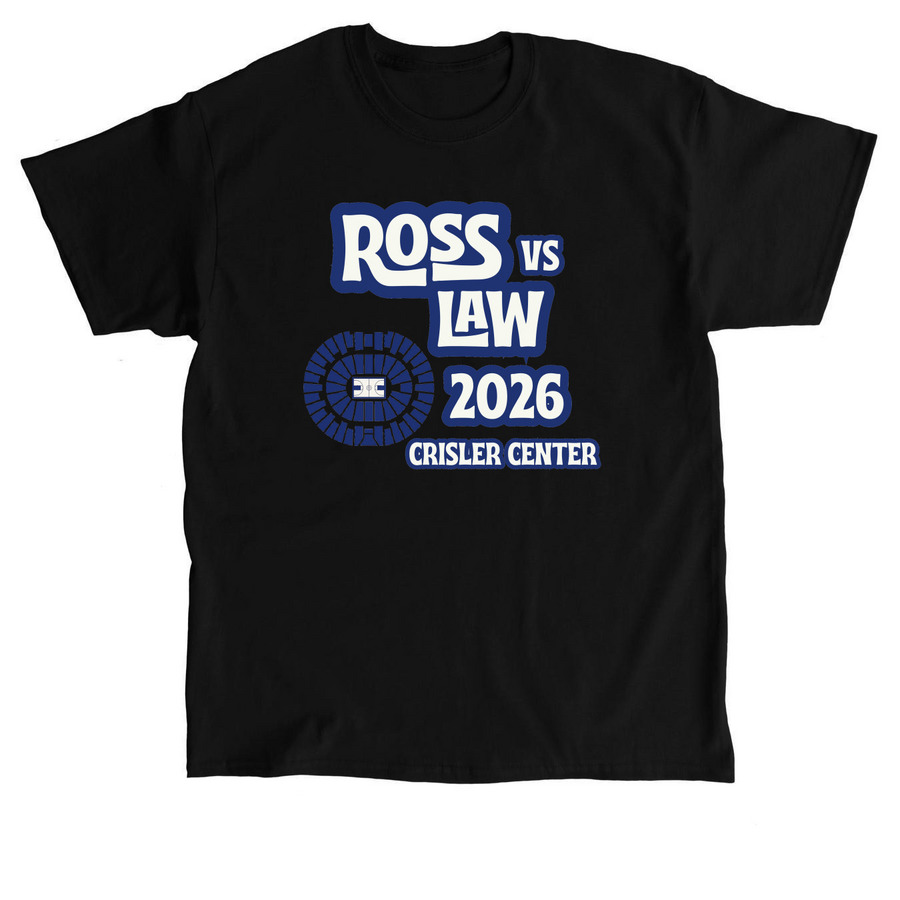 Ross vs Law Event Shirt, a Black Classic Unisex Tee