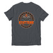 Stutters 1st, a Terrain Grey Allmade Organic Cotton Unisex Tee (back-view)