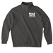 Dear Jack Zip Up (White Logo), a Asphalt Midweight Quarter Zip Pullover