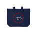 America 250 - tote, a River Blue Navy Cotton Canvas Tote Bag