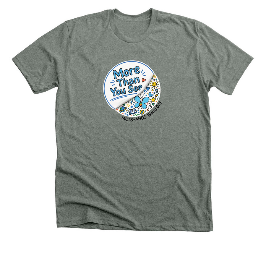 2026 MCT8-AHDS World Day, a Deep Heather Premium Unisex Tee