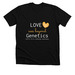 Love sees beyond Genetics, a Solid Black Blend Premium Unisex Tee