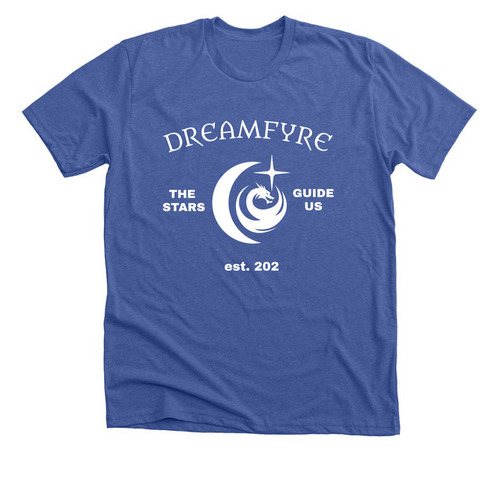 Dreamfyre Spirit Wear, a Solid True Royal Premium Unisex Tee