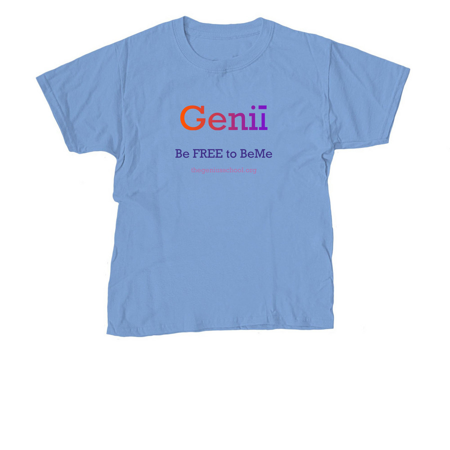 Geni? by Chaz, a Carolina Blue Youth Unisex Tee