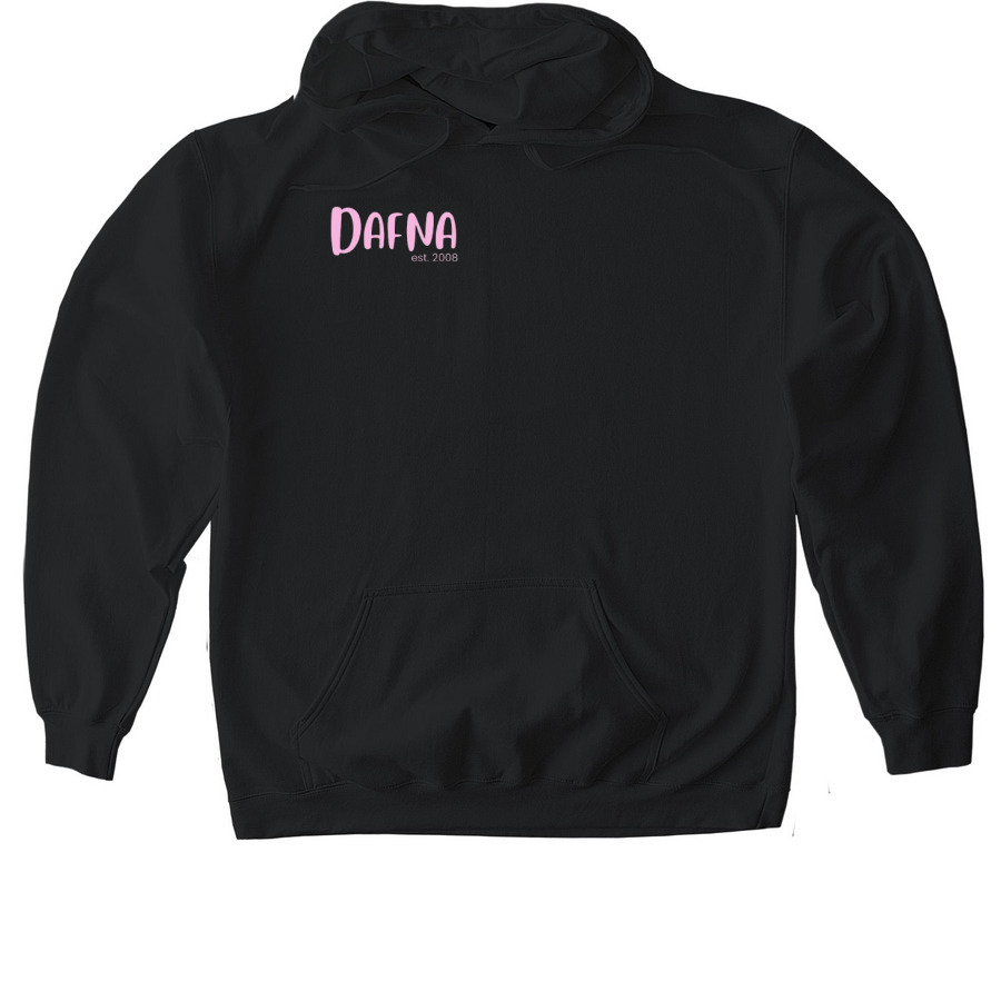How Lucky Are We Hoodie, a Black Gildan Softstyle Pullover Hoodie