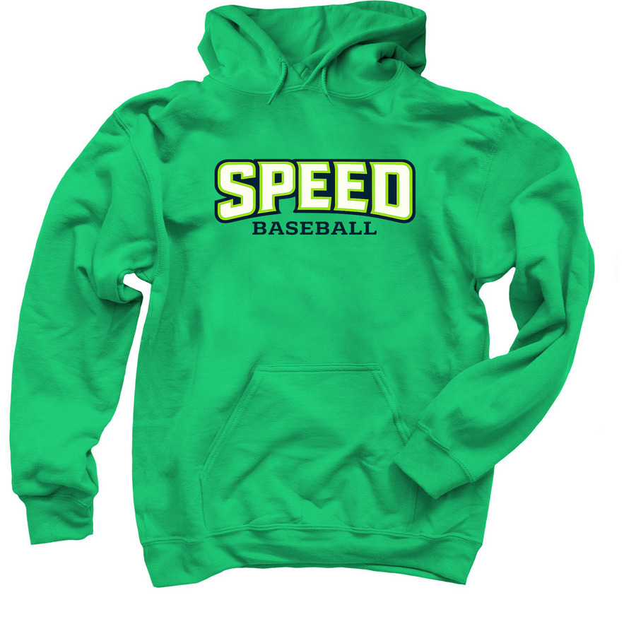 NWA SPEED - New logo, a Irish Green Pullover Hoodie