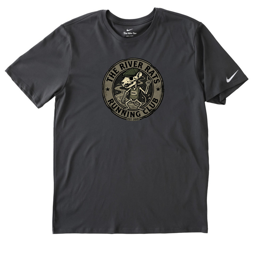 RRRC Punk Rock Collection Athletic Wear '26, a Anthracite Nike Dri-FIT Jersey Blend Performance Tee