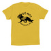 Do Not Perceive Me (tie dye black ink), a Yellow Premium Cotton Tee