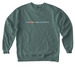Le Bonheur Retro, a Blue Spruce Comfort Colors Crewneck Sweatshirt
