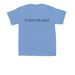 FOREVER JAKE, a Carolina Blue Youth Unisex Tee (back-view)