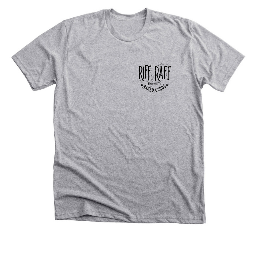 Riff Raff Baked Goods Light Shirts, a Athletic Heather Premium Unisex Tee