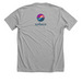 Little by Little. Day by Day., a Athletic Heather Premium Unisex Tee (back-view)
