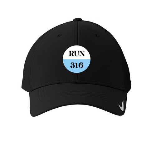 Nike Circle Logo Hat, a Black Printed Nike Dri-FIT Legacy Performance Cap