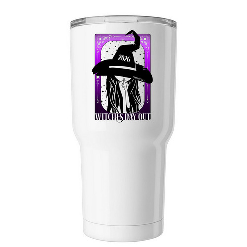 Stainless Steel Tumbler, a White Insulated Tumbler