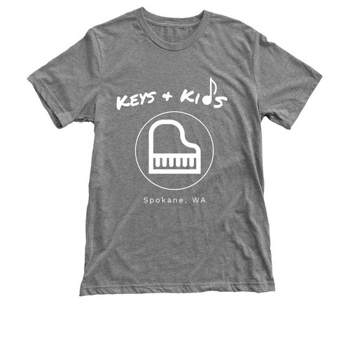 Keys & Kids, a Premium Heather Triblend Unisex Tee