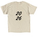 The Sinvil's, a Sand Classic Unisex Tee (back-view)