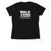 CLG Walks to #ENDALZ, a Black Women's Performance Tee (back-view)