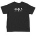 Rainbow Bison | Toddler, a Black Toddler Tee (back-view)