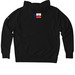 Season Two Design, a Black Nike Club Fleece Pullover Hoodie (back-view)