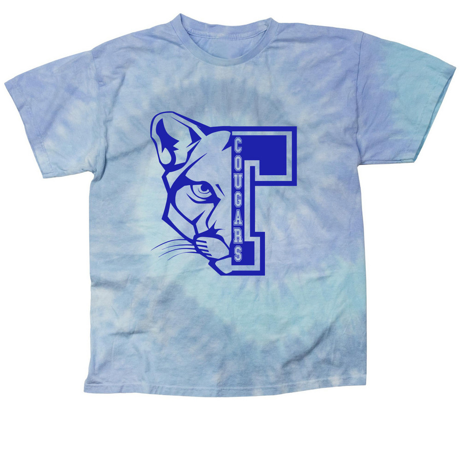 Cougar Tie Dye, a Lagoon Classic Tie Dye Tee