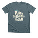 Punks Fighting Fascism, a Heather Slate Premium Unisex Tee