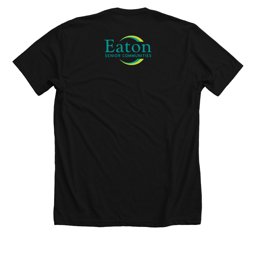 Be Empowered., a Solid Black Blend Premium Unisex Tee (back-view)