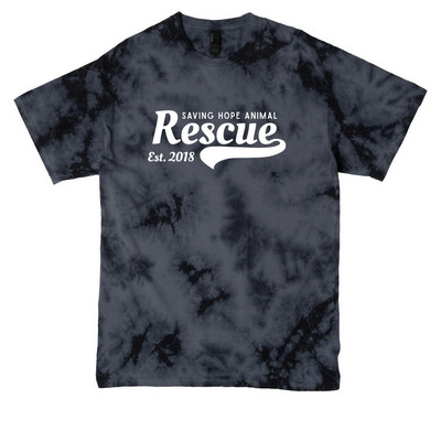 SHR Crystal TieDye, a Black Crystal Tie Dye Tee