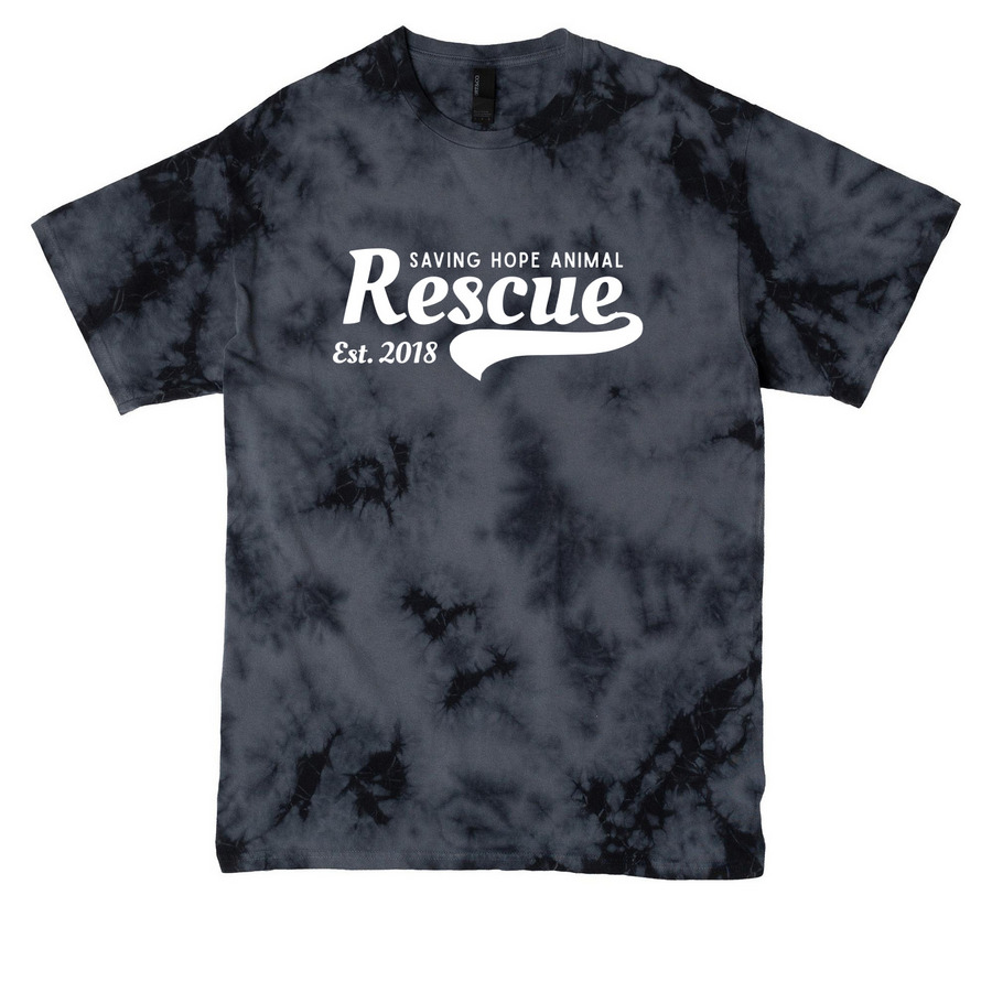 SHR Crystal TieDye, a Black Crystal Tie Dye Tee