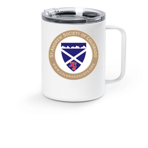 SASC Travel Mug, a White Stainless Steel Travel Mug