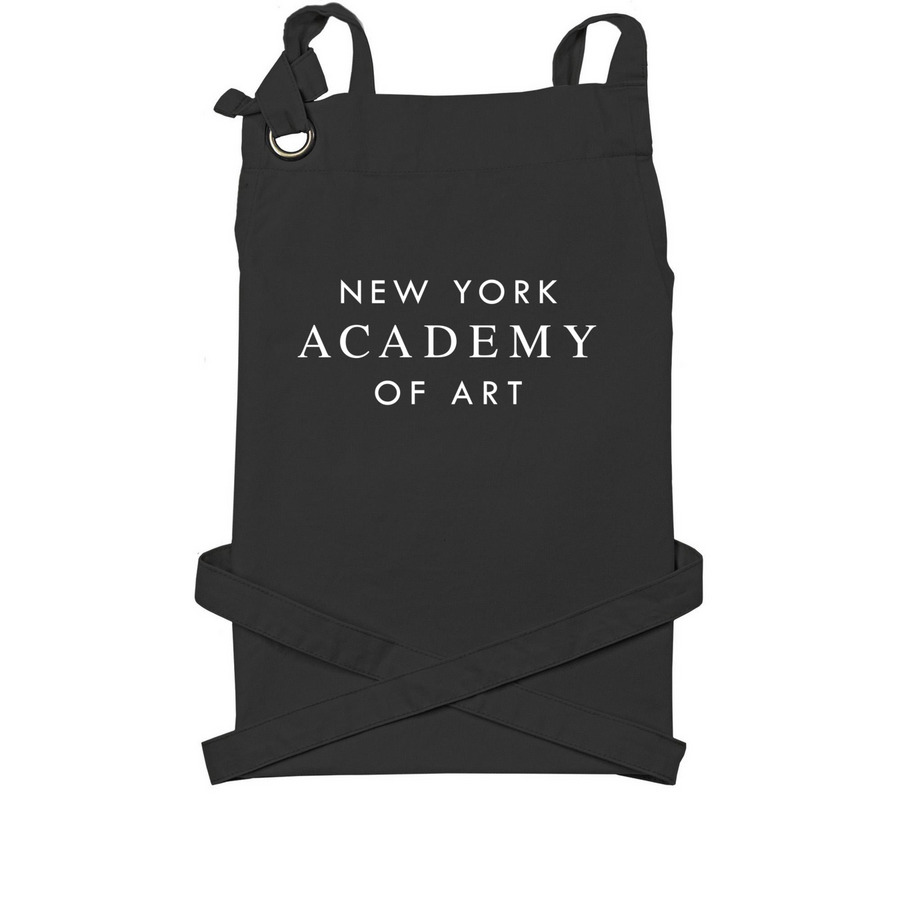 The Academy Apron, a Black Cotton Canvas Pocket Apron