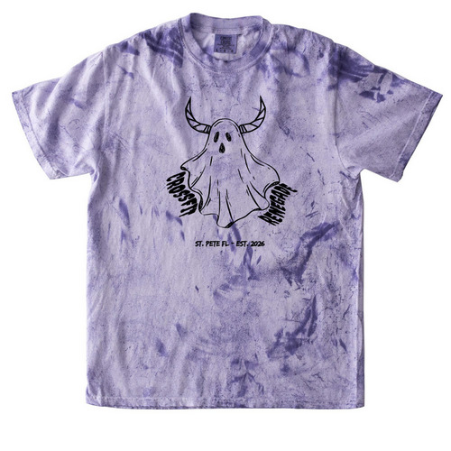 Renegade the Friendly Ghost, a Amethyst Comfort Colors Colorblast Tee