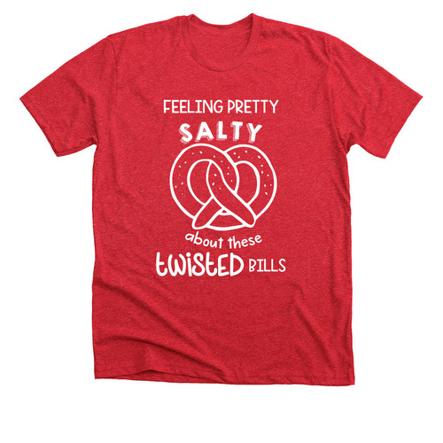 Feeling Pretty Salty, a Heather Red Premium Unisex Tee