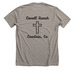Faith over Fear, a Heather Stone Premium Unisex Tee (back-view)