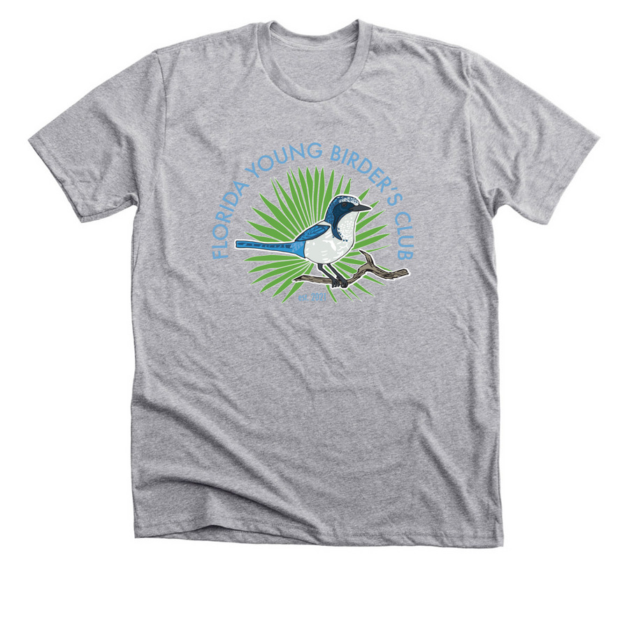 FYBC Light Blue Logo Apparel, a Athletic Heather Premium Unisex Tee