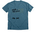 This and No Phones: ponies under the stars, a Heather Deep Teal Premium V-Neck Tee