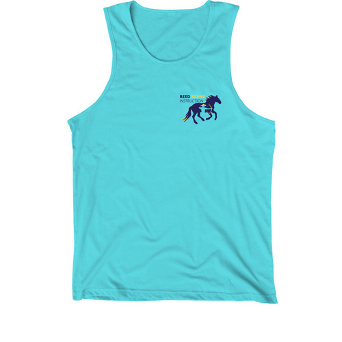 Reed Riding Instruction Merch&nbsp;, a Teal Premium Cotton Tank