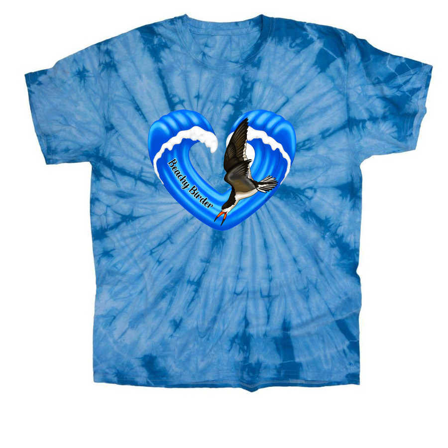 Skim this!, a Baby Blue Classic Tie Dye Tee