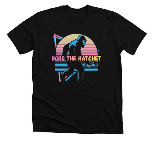 AxeSquatch, a Solid Black Blend Premium Unisex Tee