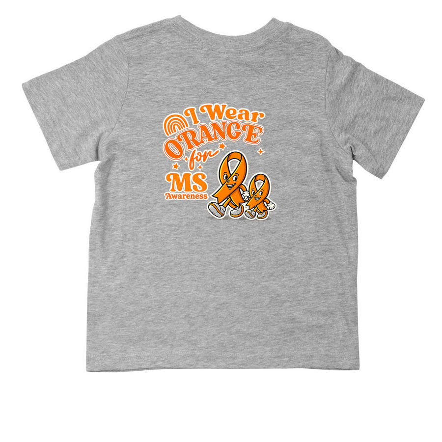 Team Maeve, a Heather Toddler Tee (back-view)