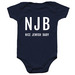Nice Jewish Baby Onesie, a Navy Infant Onesie