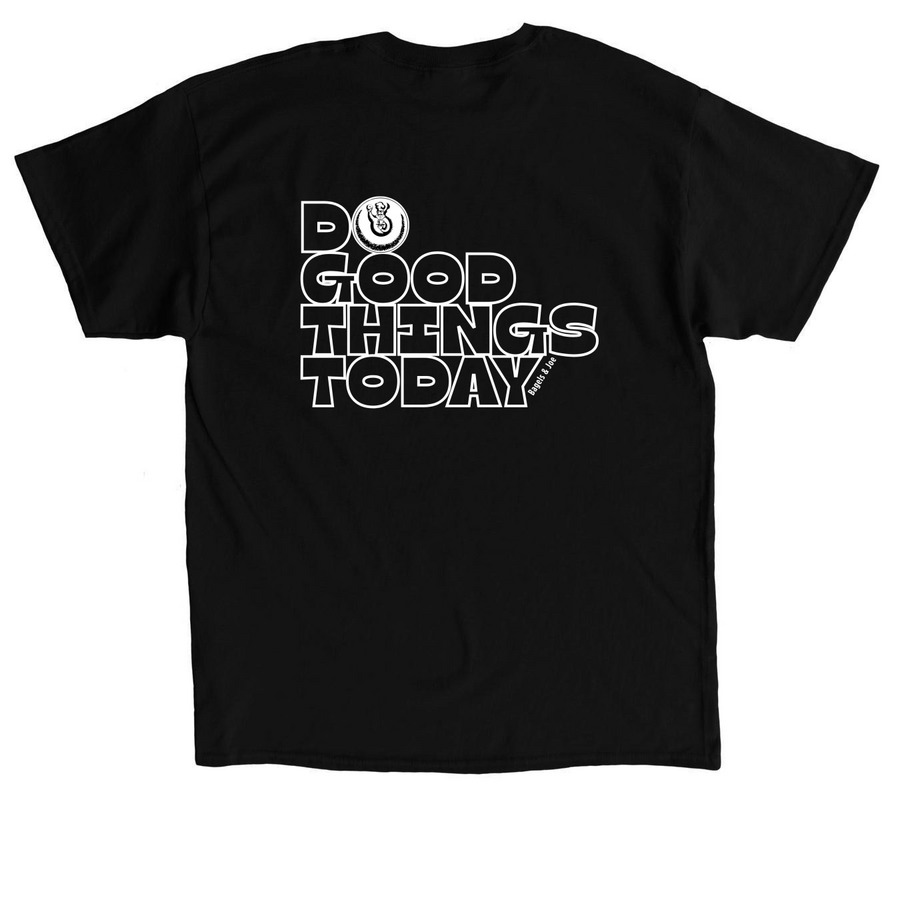 Bagels & Joe Employee Uniforms, a Black Classic Unisex Tee (back-view)