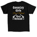 Thank You for Supporting Our Farm & Future, a Black Classic Unisex Tee (back-view)