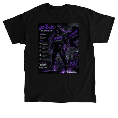 Purple Zone/Superhero, a Black Classic Unisex Tee