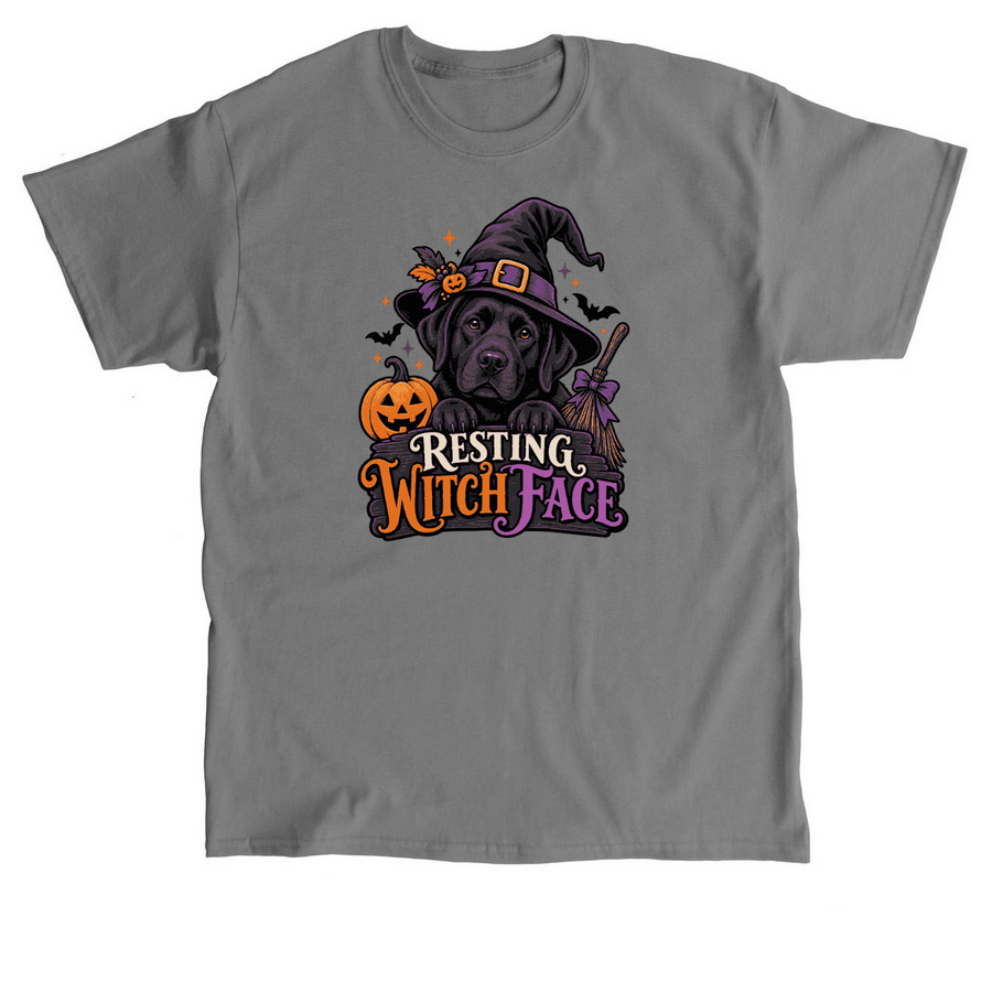Resting Witch Face, a Charcoal Classic Unisex Tee