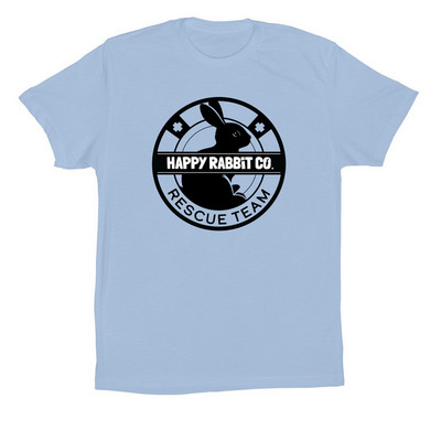Happy Rabbit Co. Spring Campaign, a Baby Blue Premium Cotton Tee