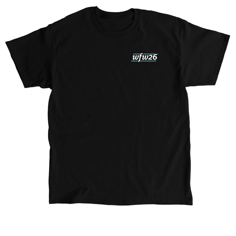 WFW '26 Commemorative Tees & Hoodies, a Black Classic Unisex Tee